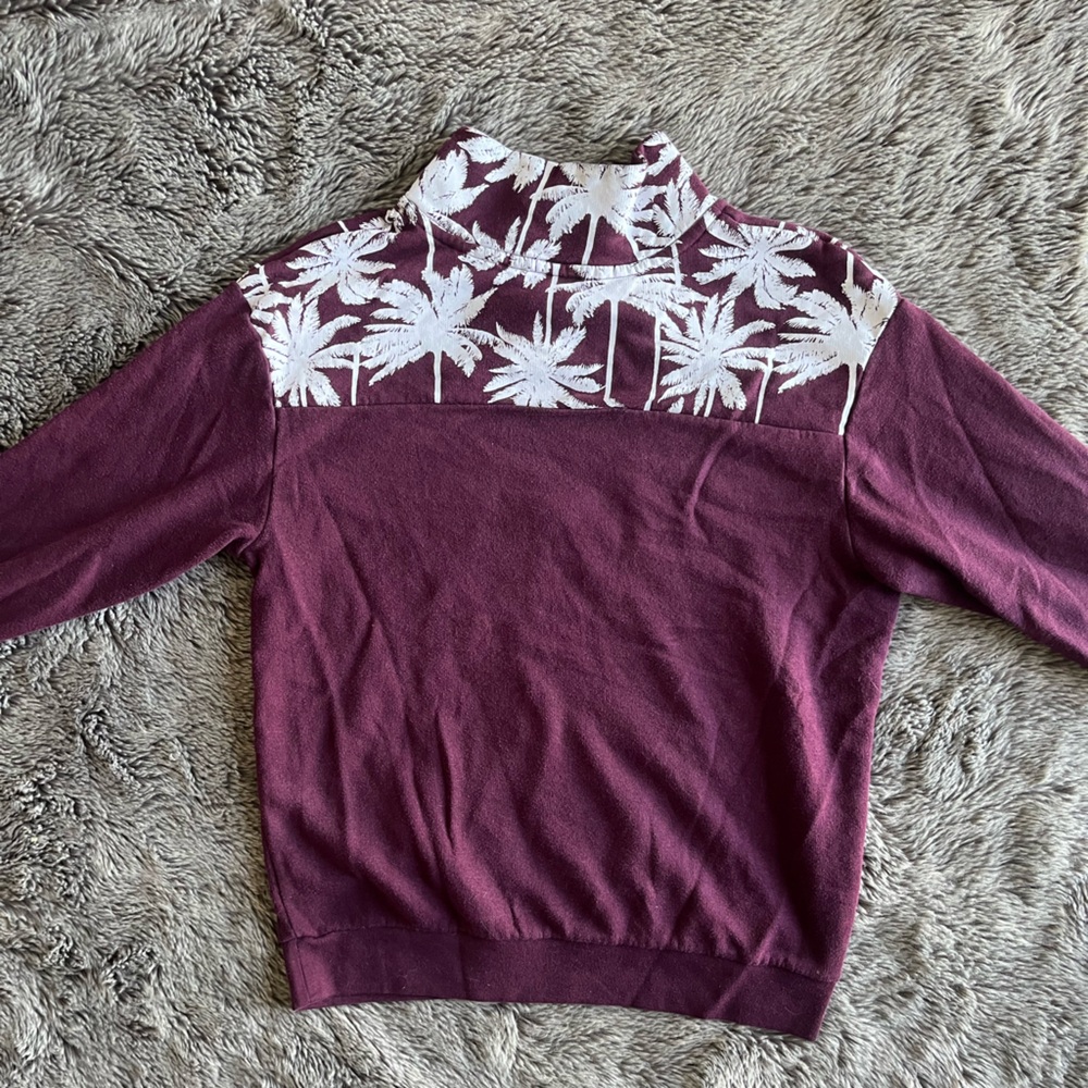 ✨2/25✨Victorias Secret PINK Tropical 1/4 Zip - Picture 2 of 4
